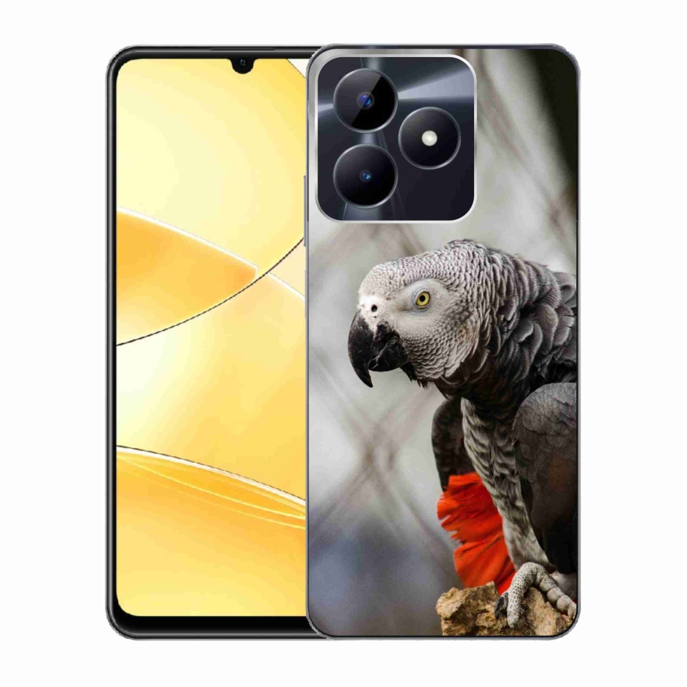 Gelový kryt mmCase na Realme C51/C53 - papoušek žako 3