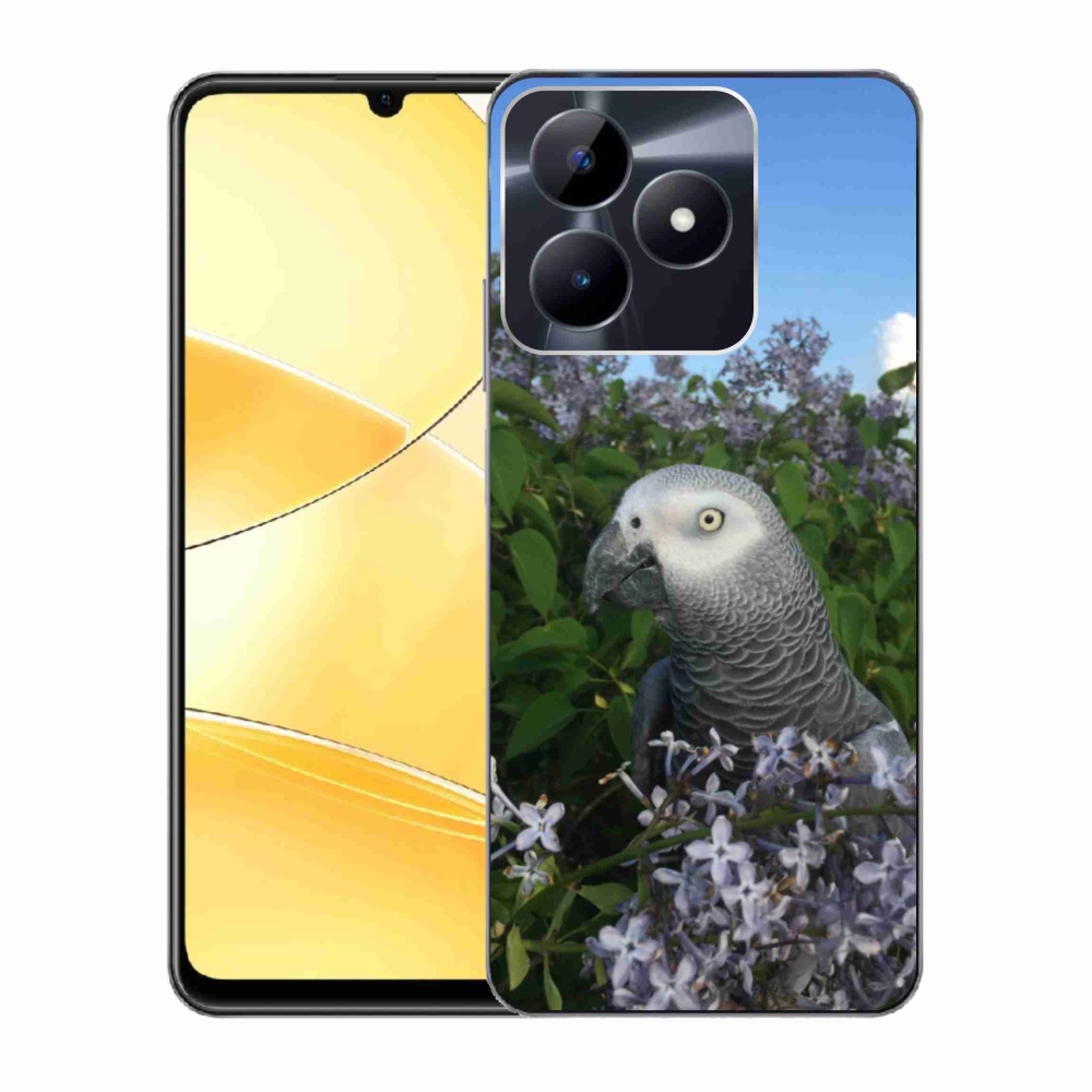 Gelový kryt mmCase na Realme C51/C53 - papoušek žako