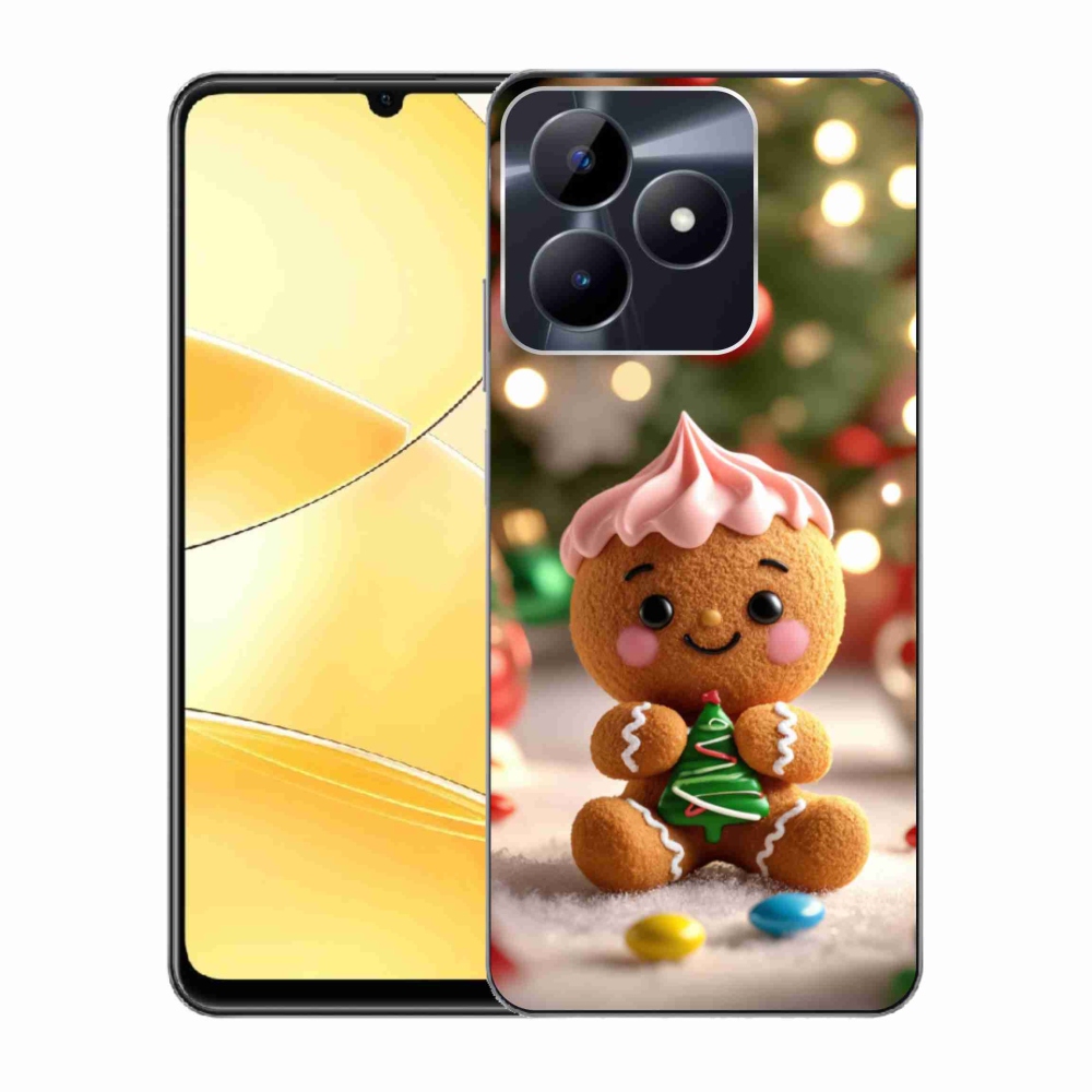 Gelový kryt mmCase na Realme C51/C53 - perníček