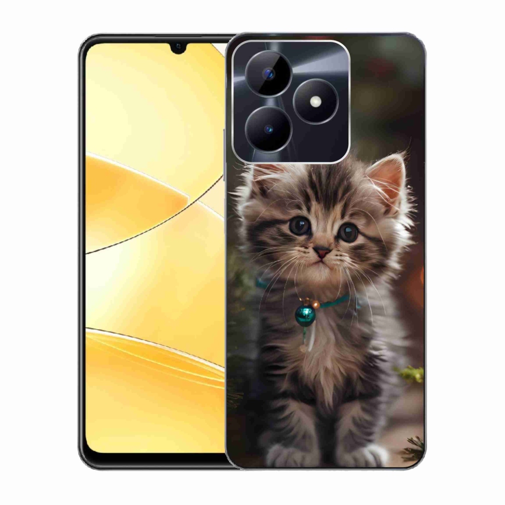 Gelový kryt mmCase na Realme C51/C53 - roztomilé kotě 11