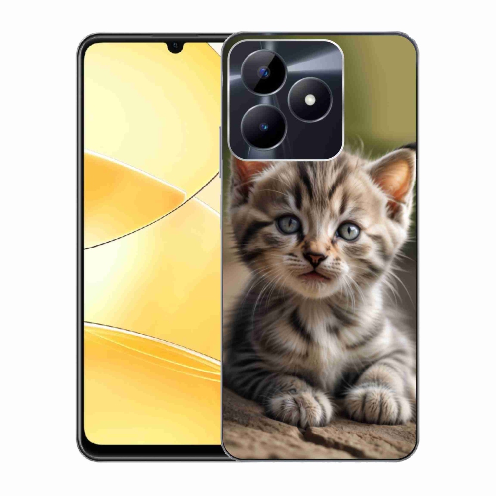 Gelový kryt mmCase na Realme C51/C53 - roztomilé kotě 9