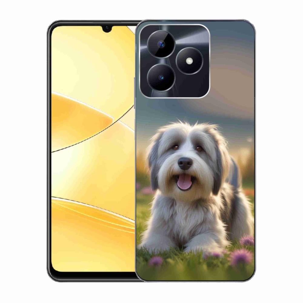 Gelový kryt mmCase na Realme C51/C53 - roztomilý havanský psík