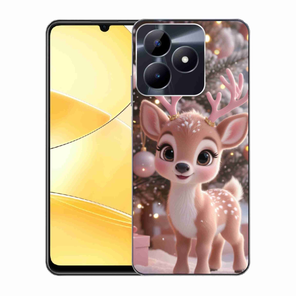 Gelový kryt mmCase na Realme C51/C53 - roztomilý sob