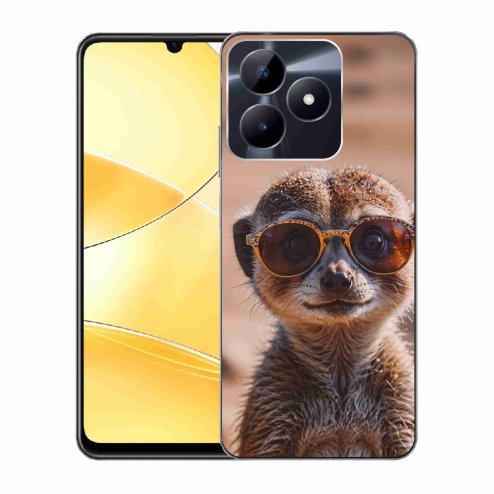 Gelový kryt mmCase na Realme C51/C53 - stylová surikata