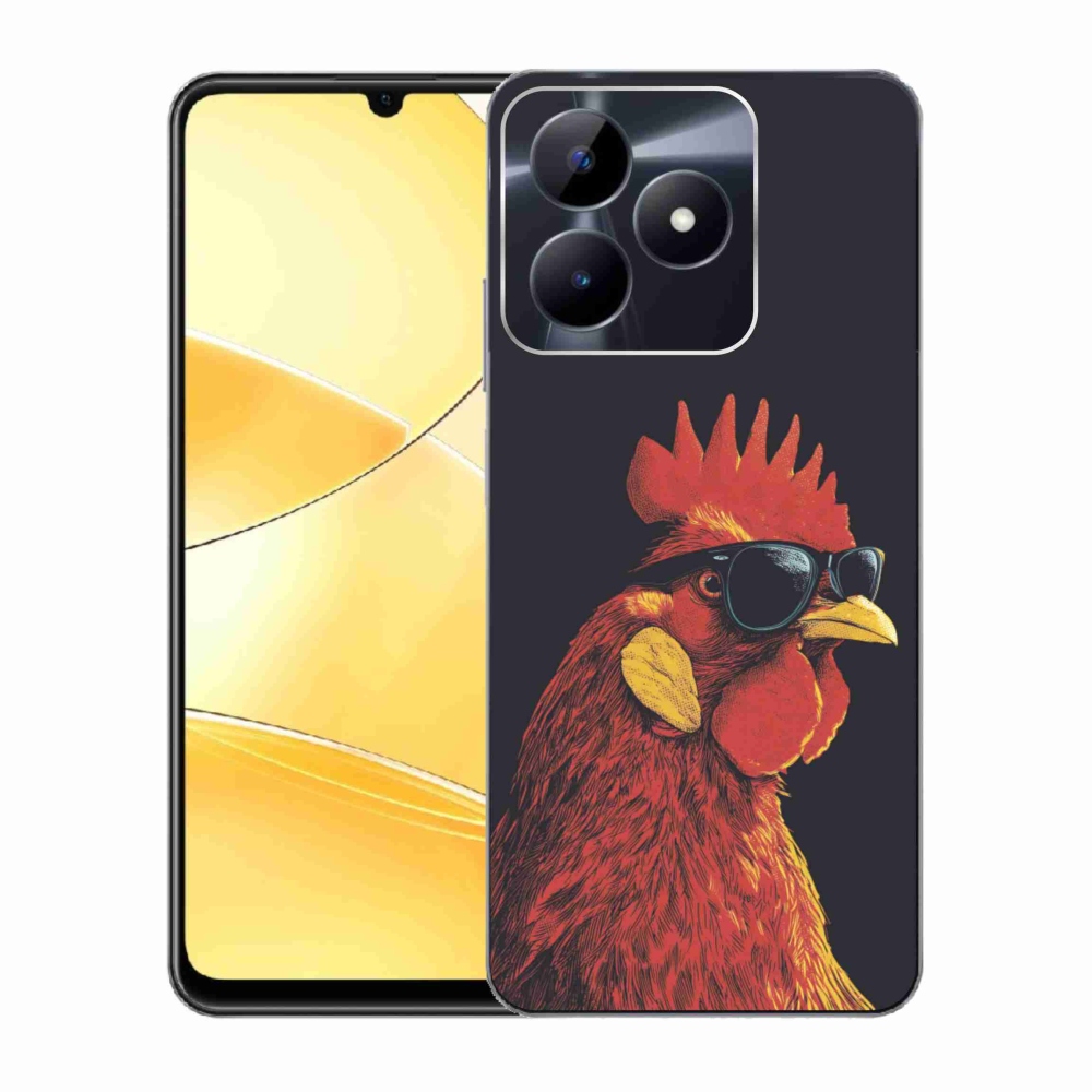 Gelový kryt mmCase na Realme C51/C53 - stylový kohout