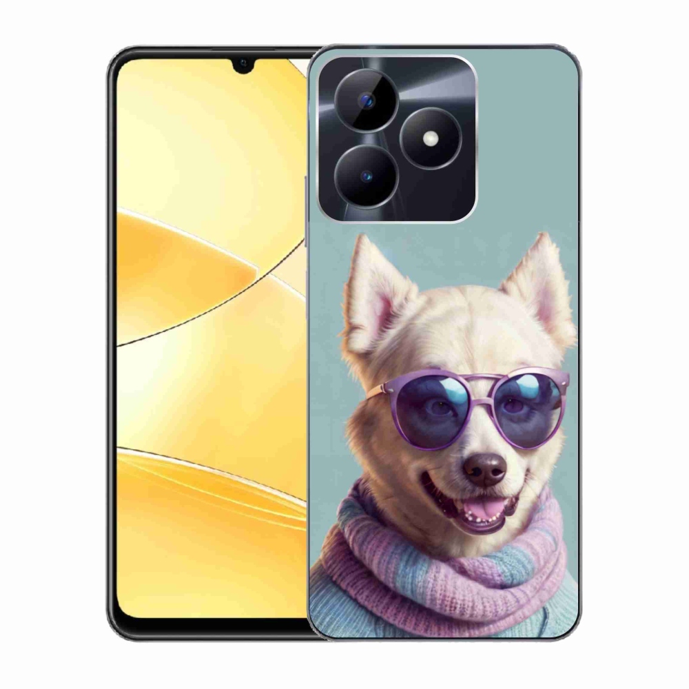 Gelový kryt mmCase na Realme C51/C53 - stylový německý špic