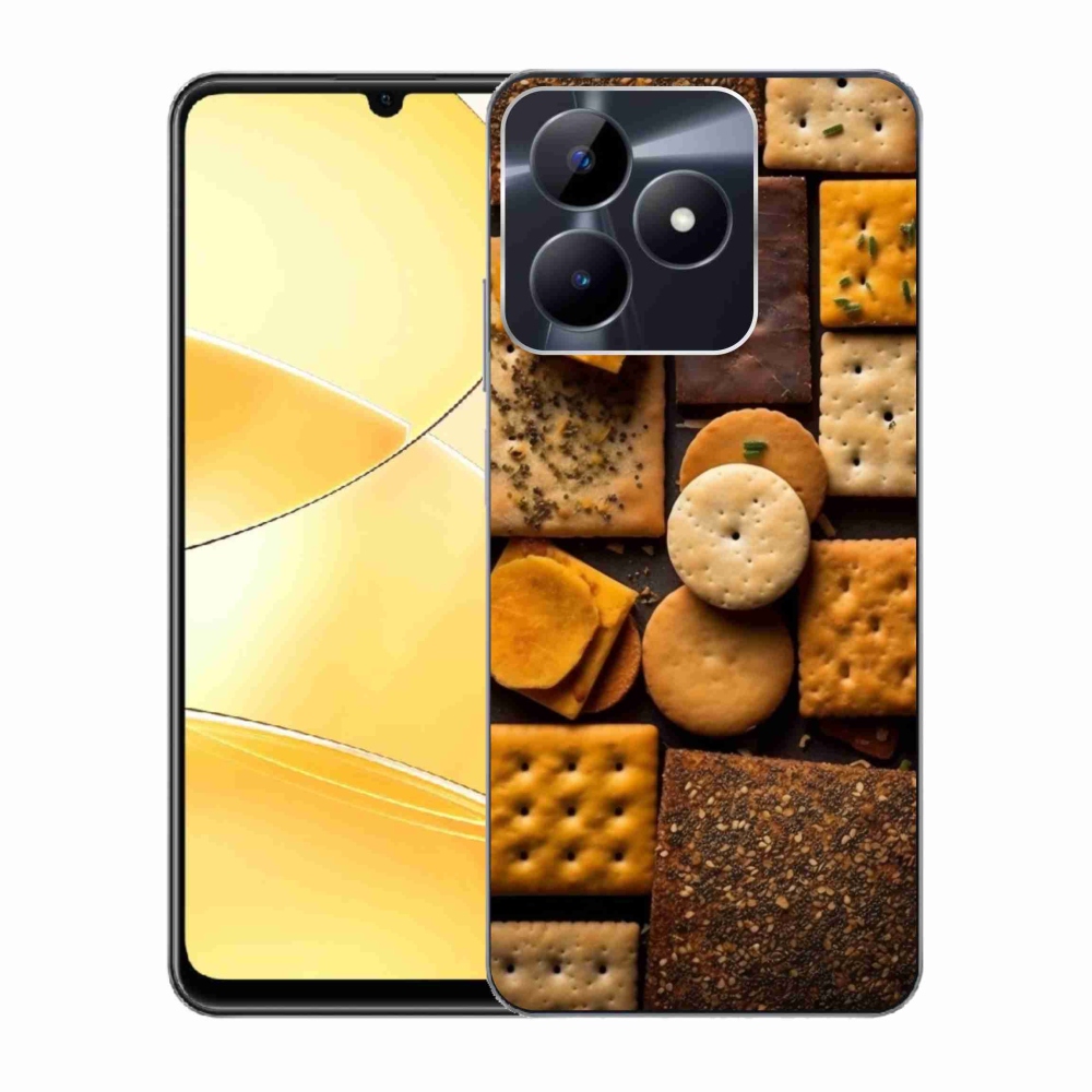 Gelový kryt mmCase na Realme C51/C53 - sušenky