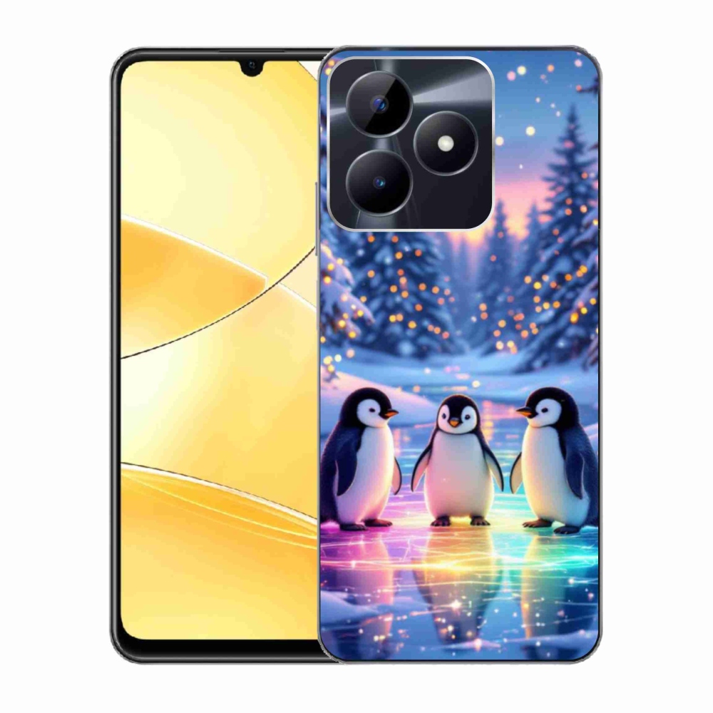 Gelový kryt mmCase na Realme C51/C53 - tučnáci