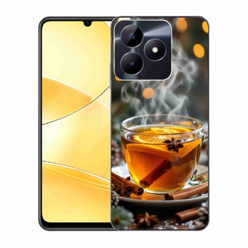 Gelový kryt mmCase na Realme C51/C53 - vánoční punč