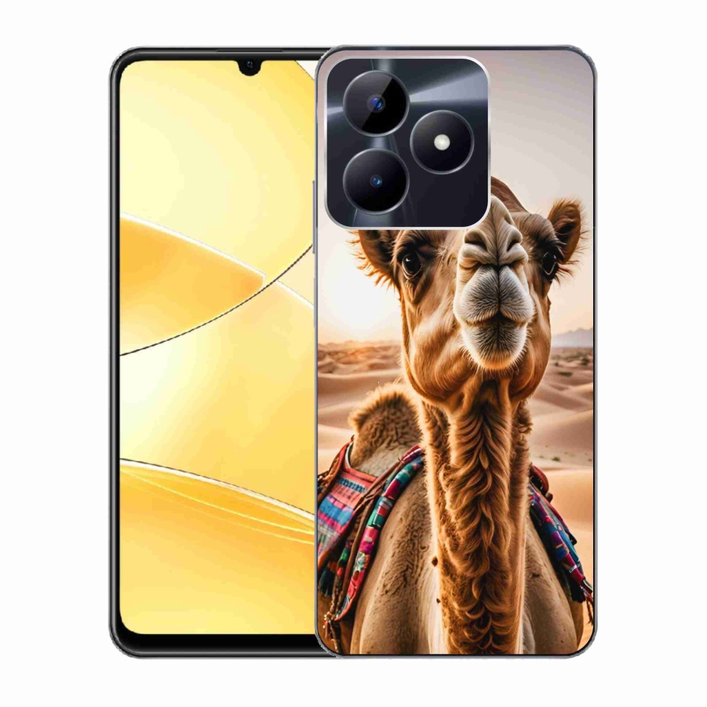 Gelový kryt mmCase na Realme C51/C53 - velbloud