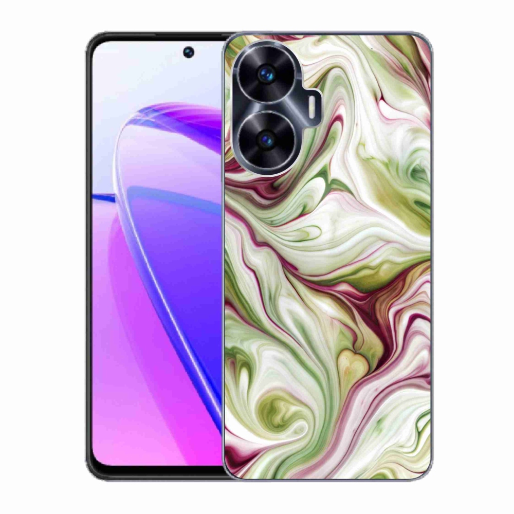 Gelový kryt mmCase na Realme C55 - abstraktní motiv 36