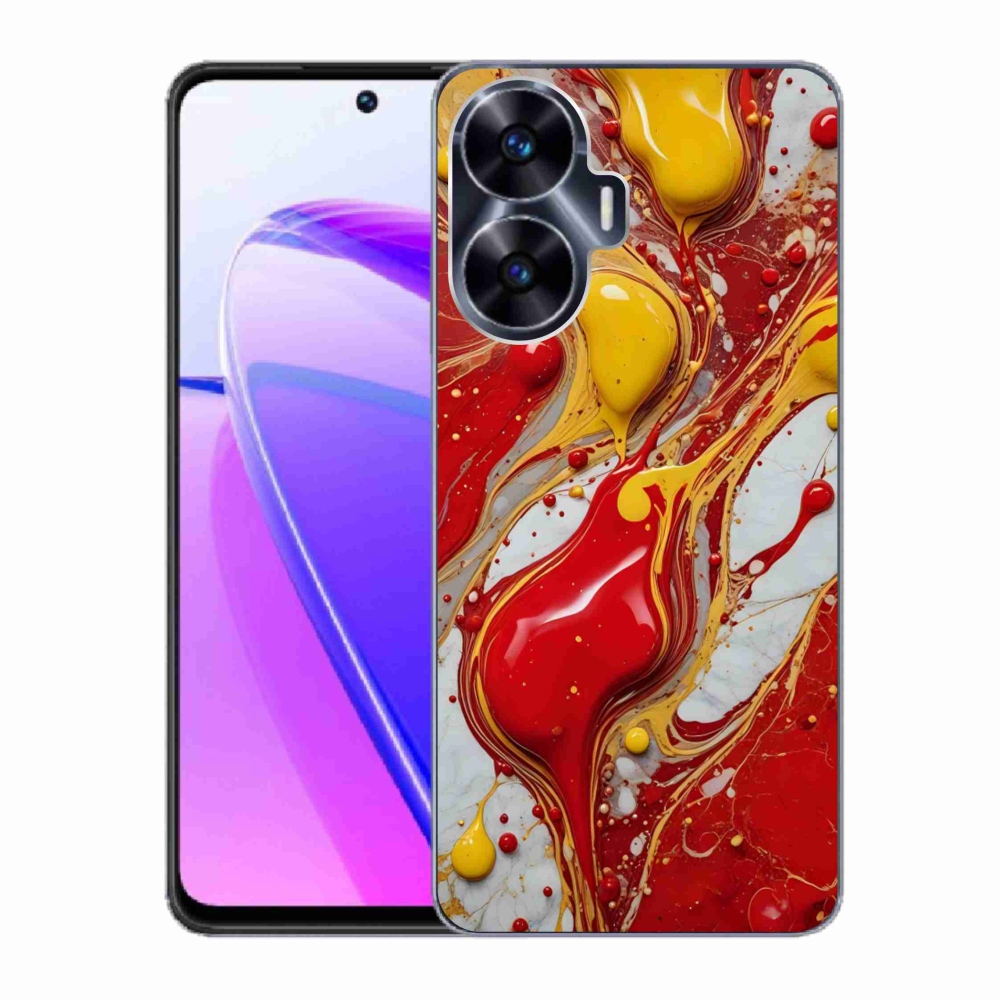 Gelový kryt mmCase na Realme C55 - abstraktní motiv 42