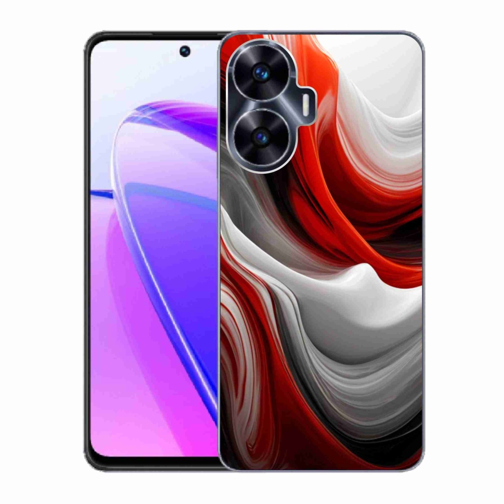 Gelový kryt mmCase na Realme C55 - abstraktní motiv 47