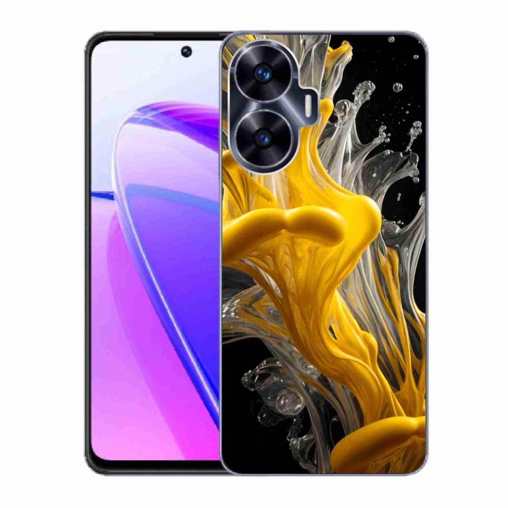 Gelový kryt mmCase na Realme C55 - abstraktní motiv 48