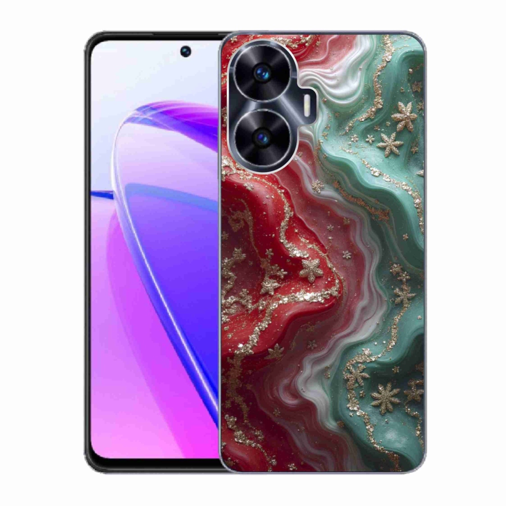 Gelový kryt mmCase na Realme C55 - abstraktní motiv 54