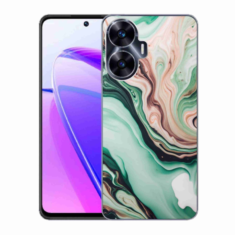 Gelový kryt mmCase na Realme C55 - abstraktní motiv 62