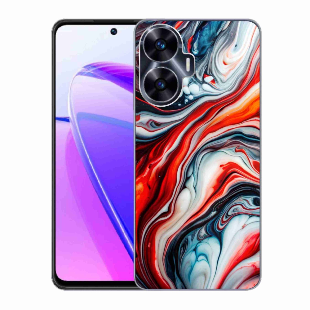 Gelový kryt mmCase na Realme C55 - abstraktní motiv 63