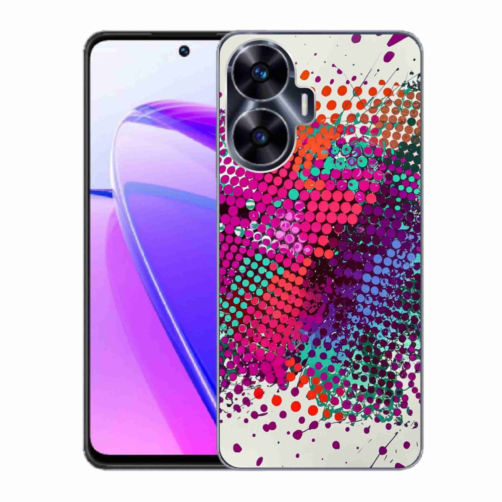 Gelový kryt mmCase na Realme C55 - abstraktní motiv 65