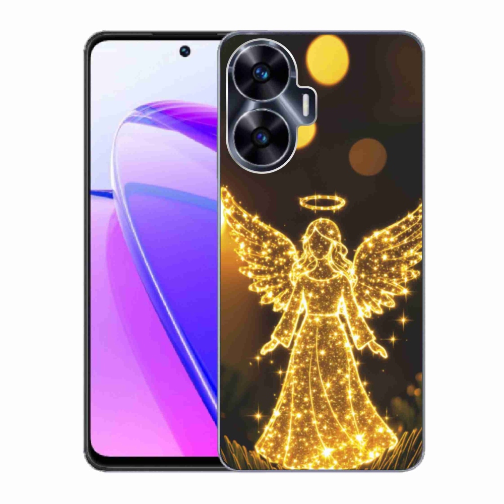 Gelový kryt mmCase na Realme C55 - anděl