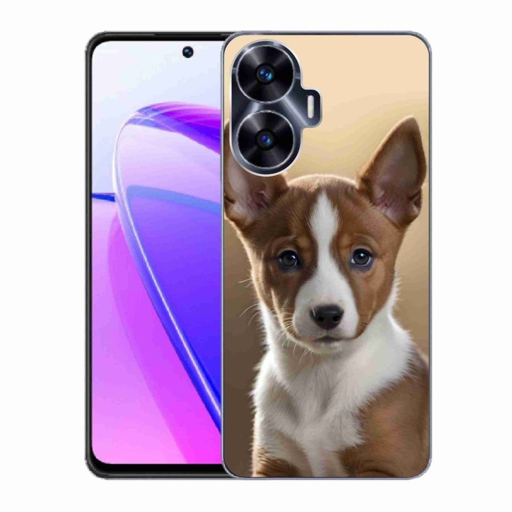 Gelový kryt mmCase na Realme C55 - basenji