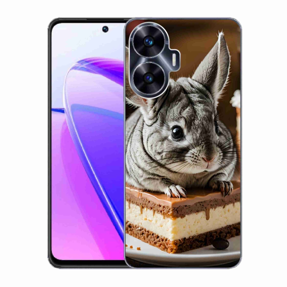 Gelový kryt mmCase na Realme C55 - činčila