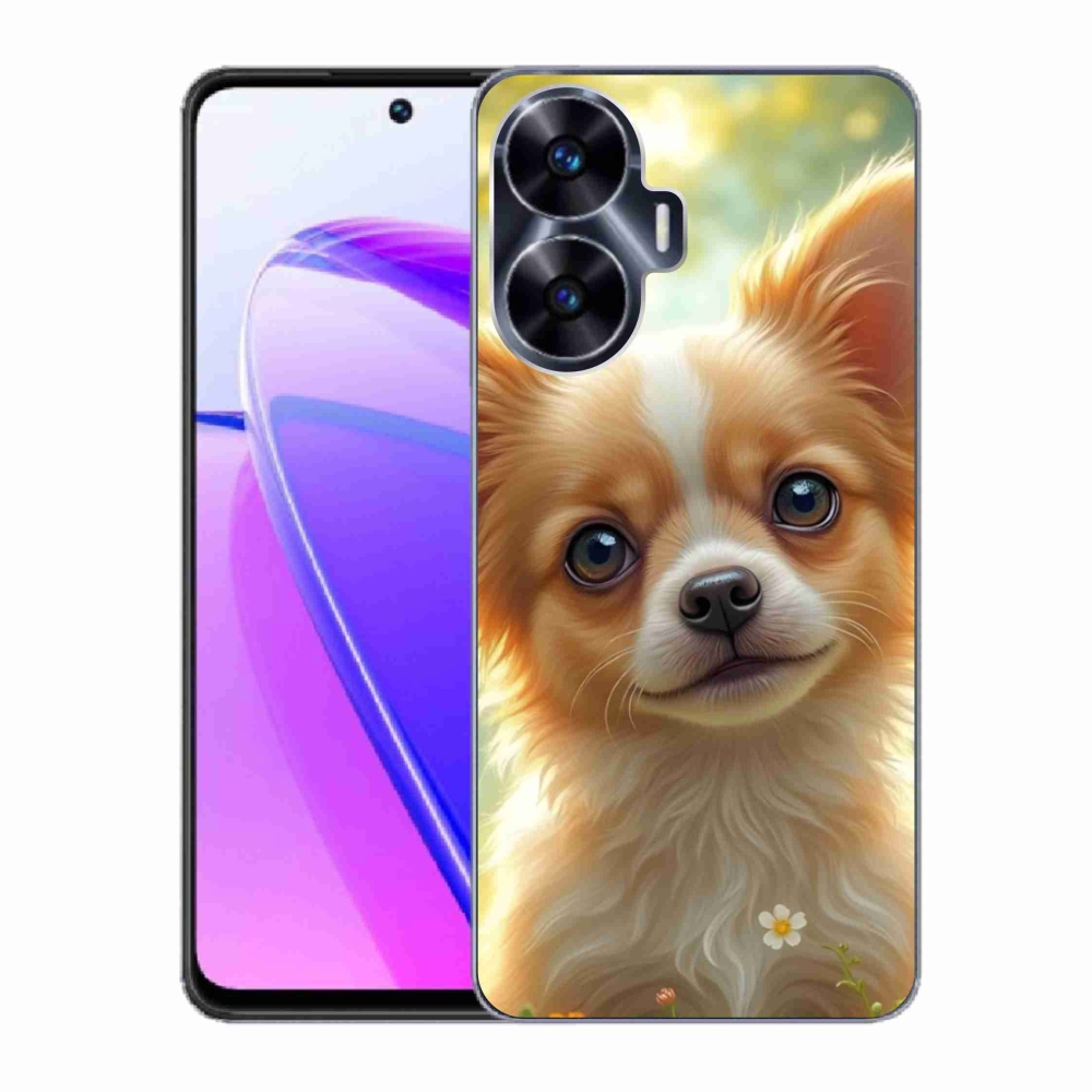 Gelový kryt mmCase na Realme C55 - čivava 5
