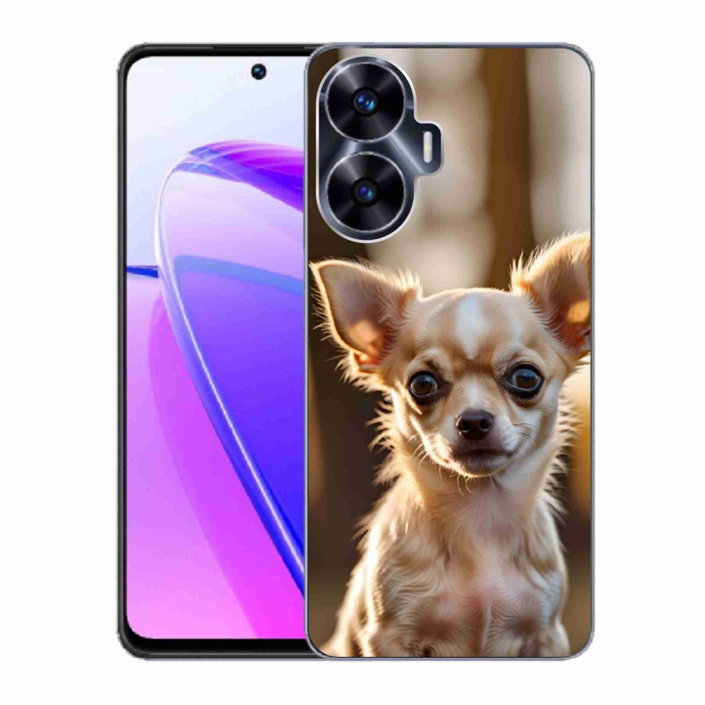 Gelový kryt mmCase na Realme C55 - čivava 6