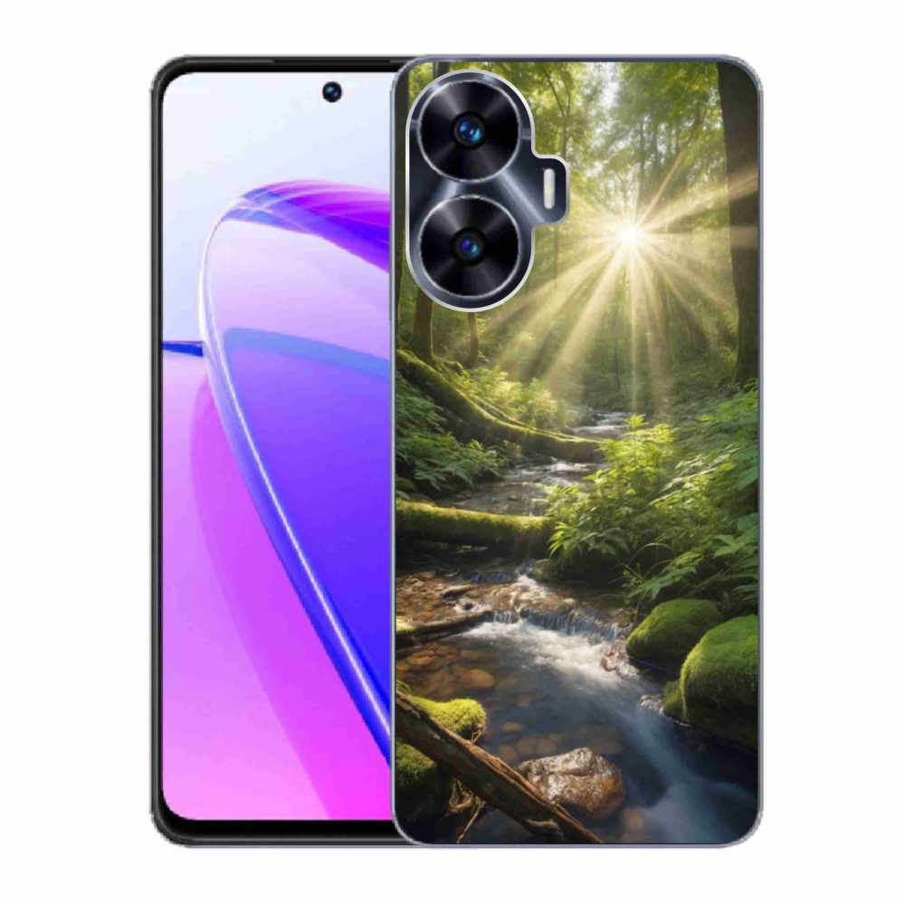 Gelový kryt mmCase na Realme C55 - hlubina lesa