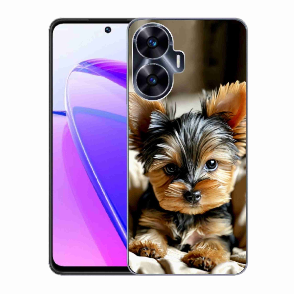 Gelový kryt mmCase na Realme C55 - jorkšír 11