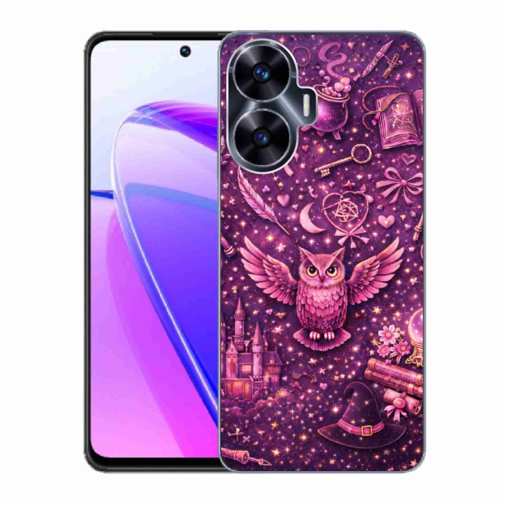 Gelový kryt mmCase na Realme C55 - magický svět
