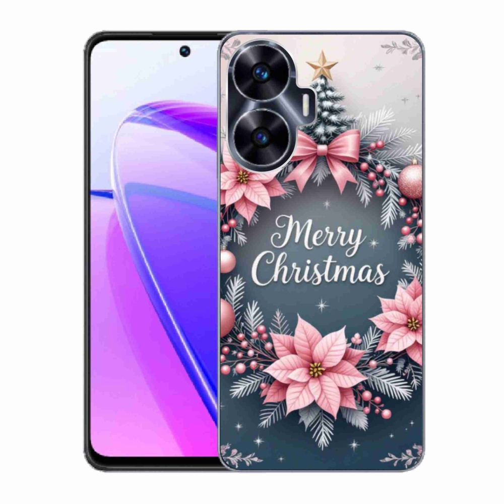 Gelový kryt mmCase na Realme C55 - merry christmas