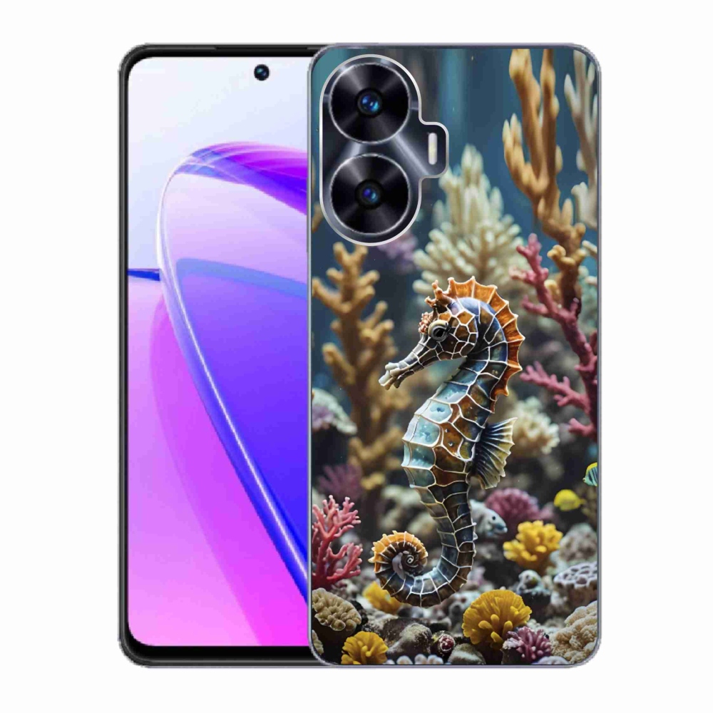 Gelový kryt mmCase na Realme C55 - mořský koník 2