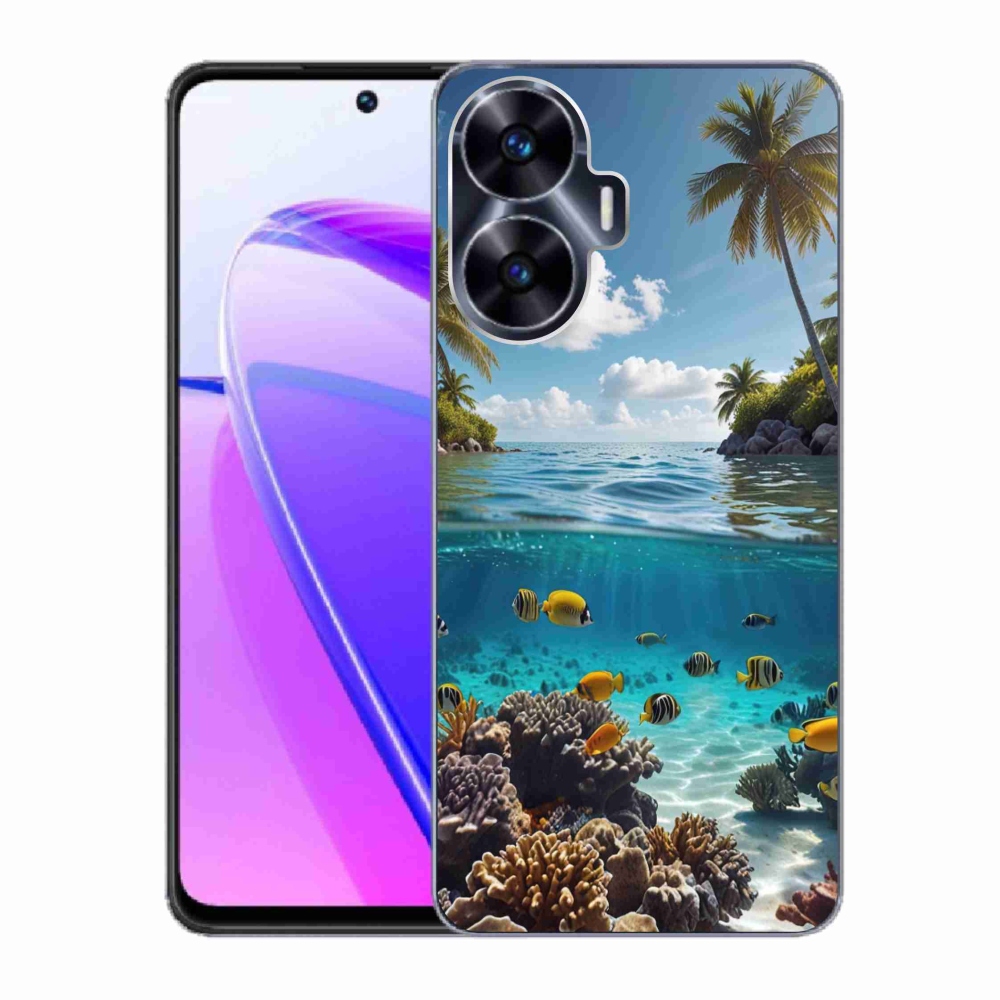 Gelový kryt mmCase na Realme C55 - mořský svět 4