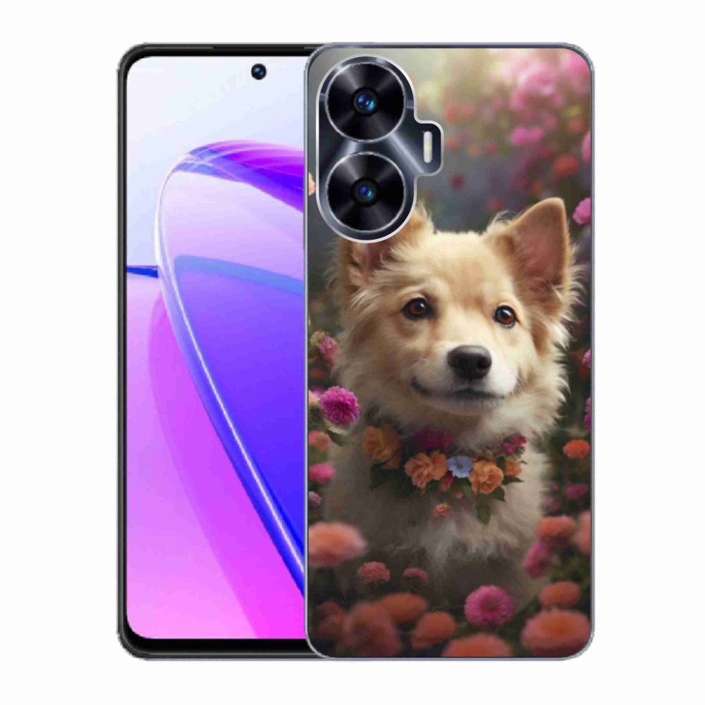 Gelový kryt mmCase na Realme C55 - německý špic