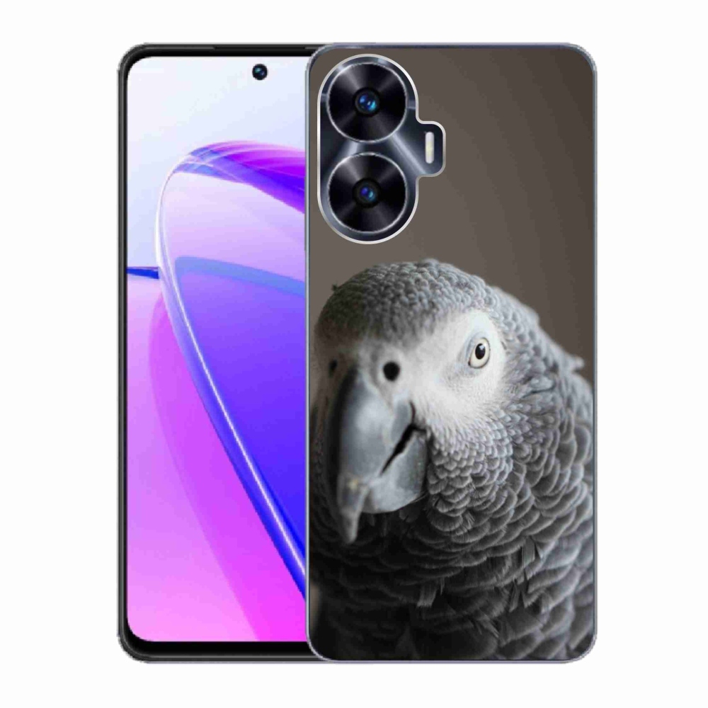 Gelový kryt mmCase na Realme C55 - papoušek žako 2