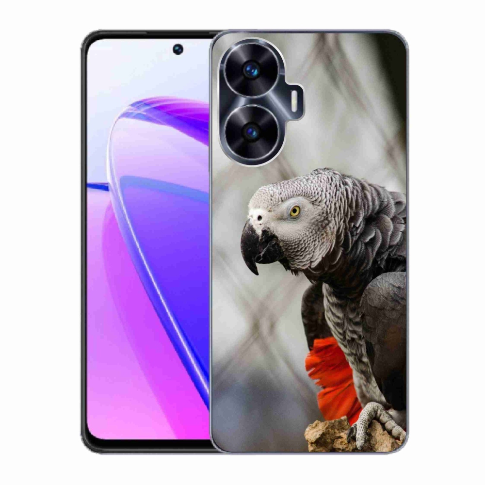 Gelový kryt mmCase na Realme C55 - papoušek žako 3
