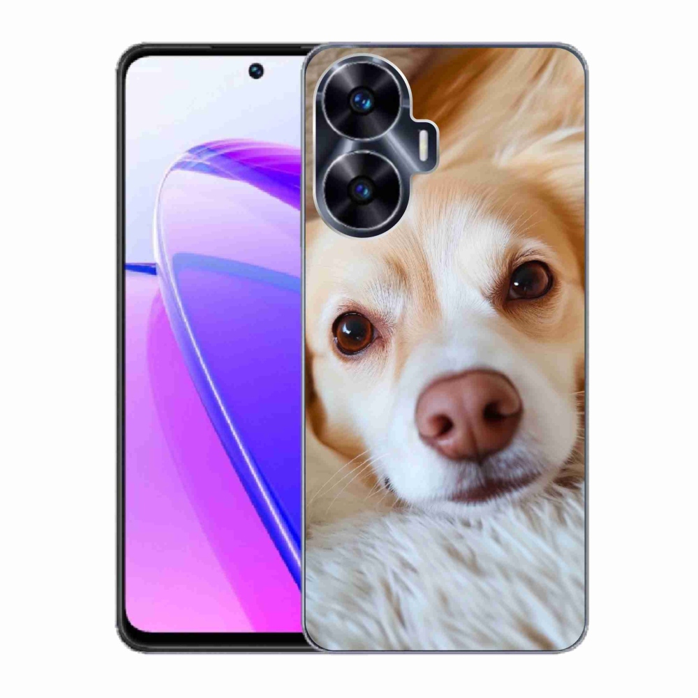 Gelový kryt mmCase na Realme C55 - Roztomilá čivava