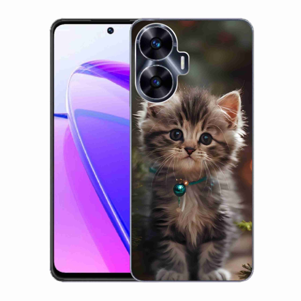 Gelový kryt mmCase na Realme C55 - roztomilé kotě 11