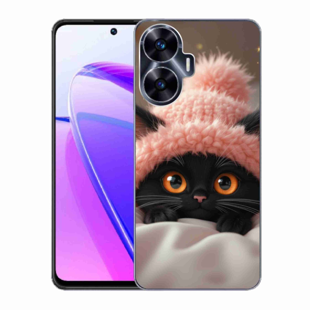 Gelový kryt mmCase na Realme C55 - roztomilé kotě 7