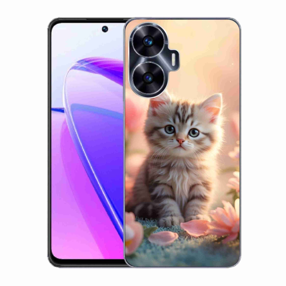 Gelový kryt mmCase na Realme C55 - roztomilé kotě 8