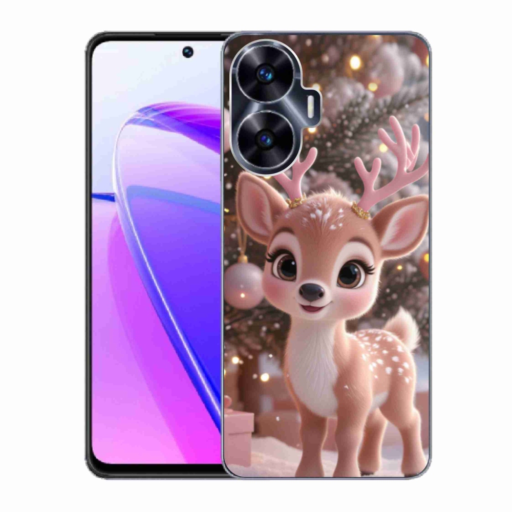 Gelový kryt mmCase na Realme C55 - roztomilý sob