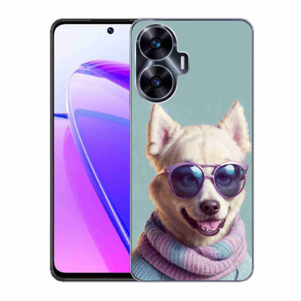 Gelový kryt mmCase na Realme C55 - stylový německý špic