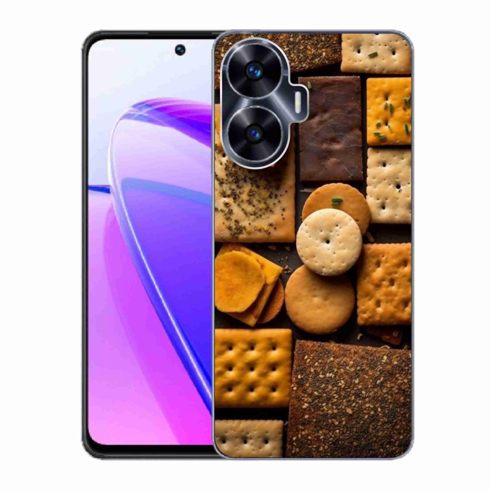Gelový kryt mmCase na Realme C55 - sušenky