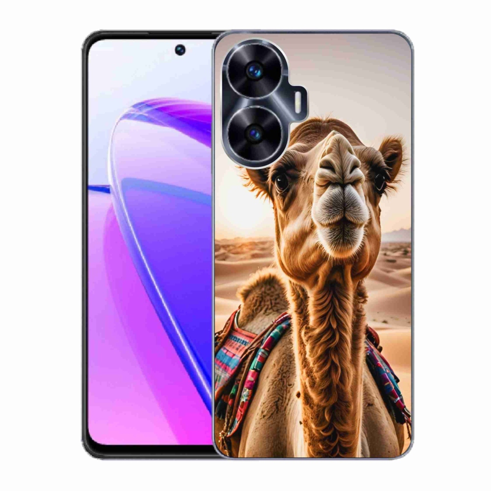 Gelový kryt mmCase na Realme C55 - velbloud