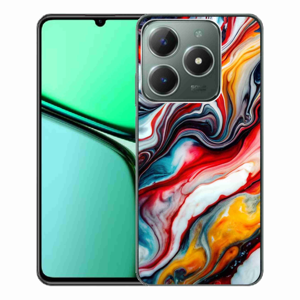 Gelový kryt mmCase na Realme C61 - abstraktní motiv 35