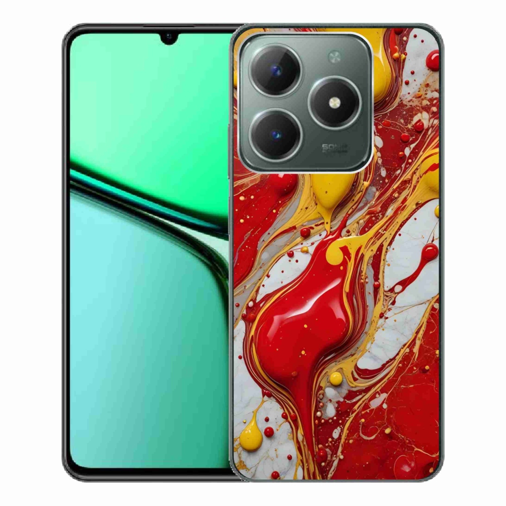 Gelový kryt mmCase na Realme C61 - abstraktní motiv 42