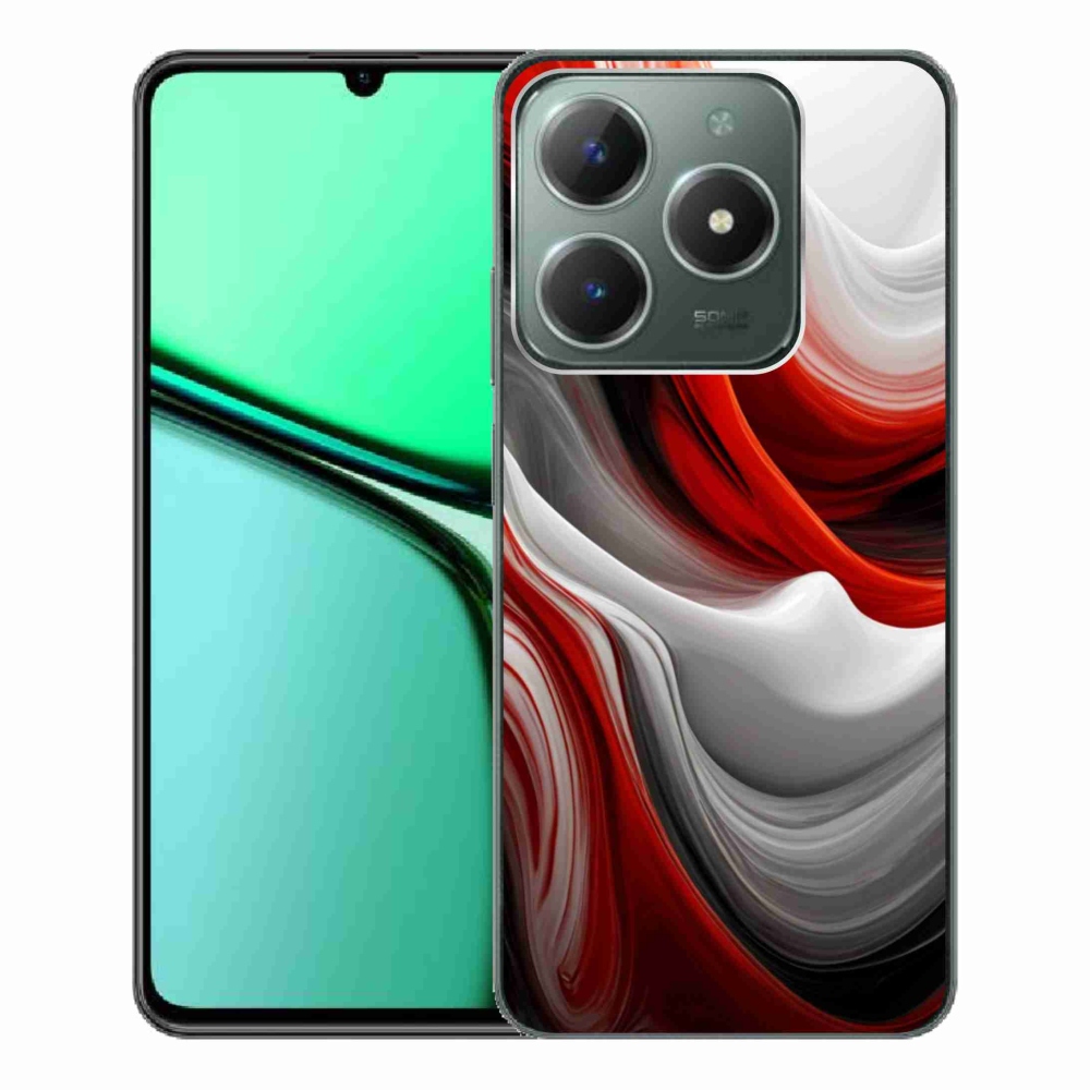 Gelový kryt mmCase na Realme C61 - abstraktní motiv 47