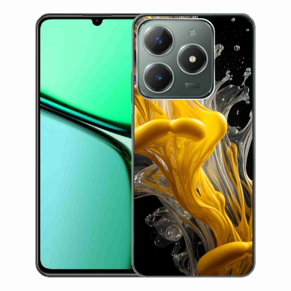 Gelový kryt mmCase na Realme C61 - abstraktní motiv 48