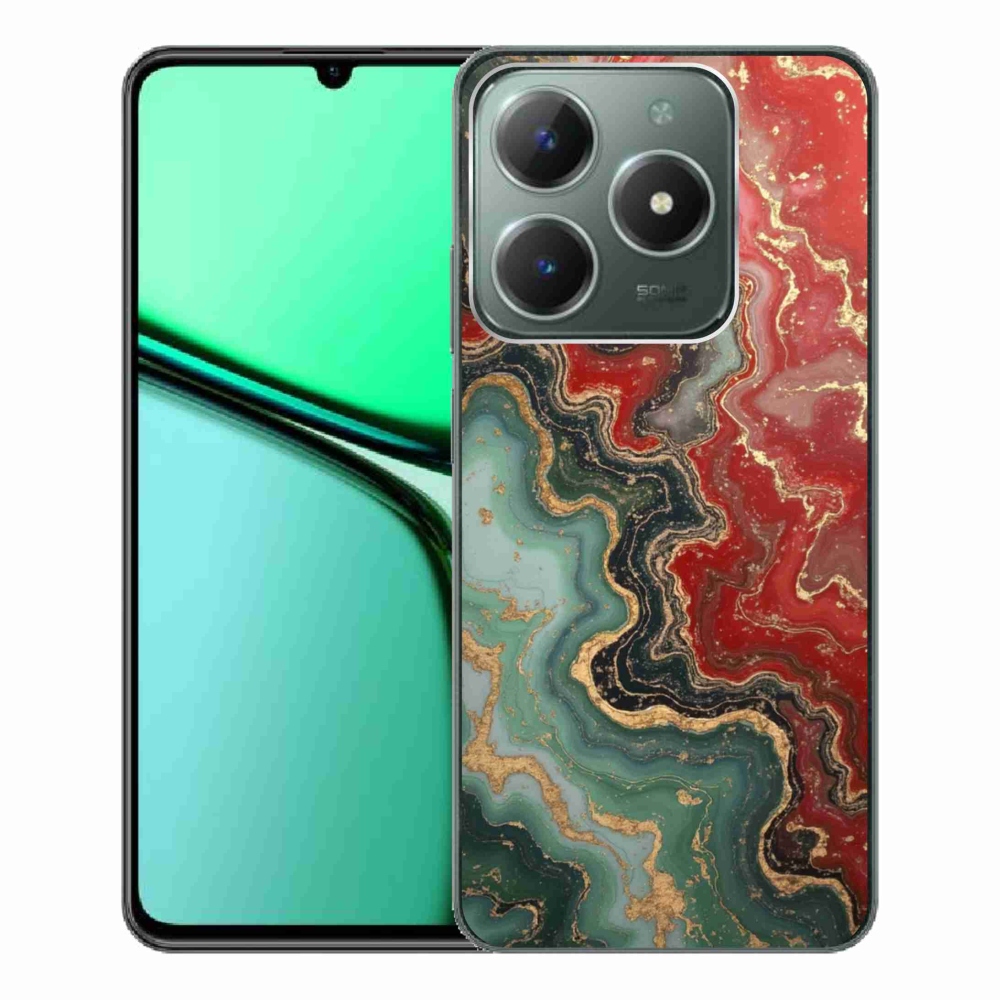 Gelový kryt mmCase na Realme C61 - abstraktní motiv 55