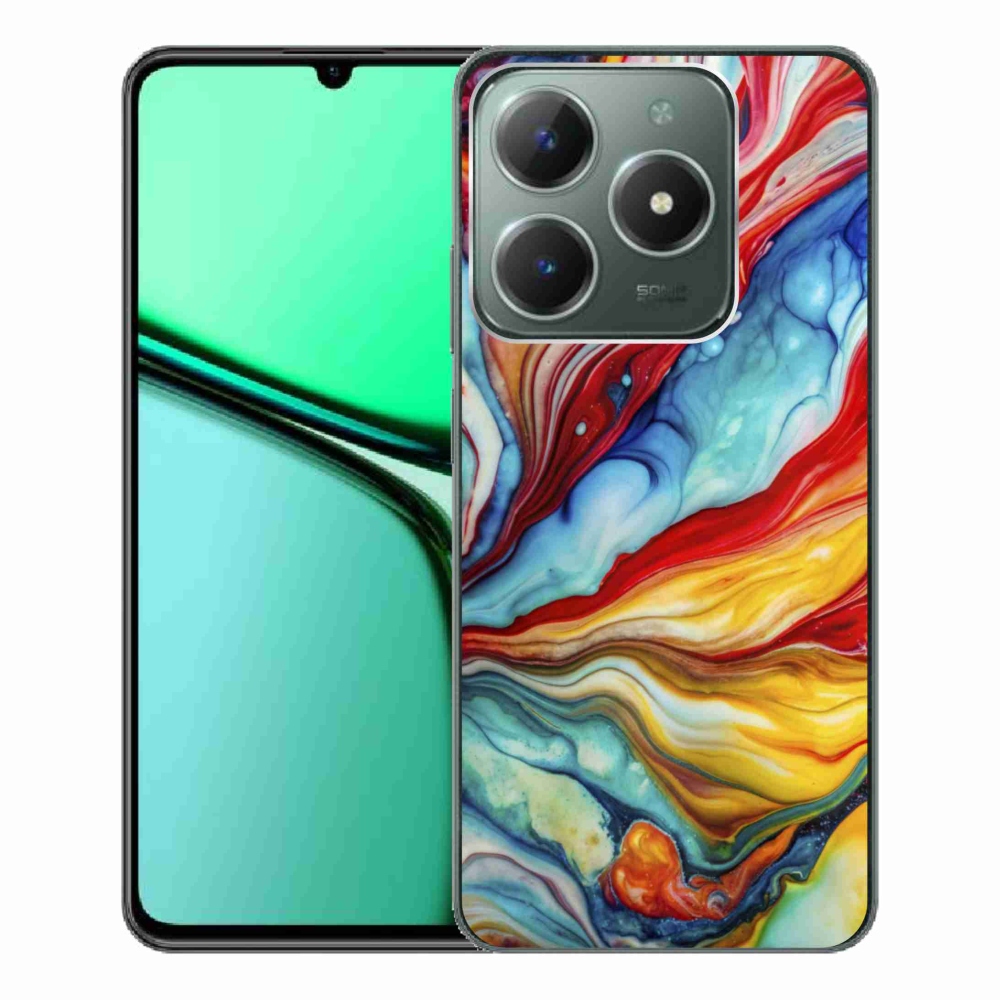 Gelový kryt mmCase na Realme C61 - abstraktní motiv 58
